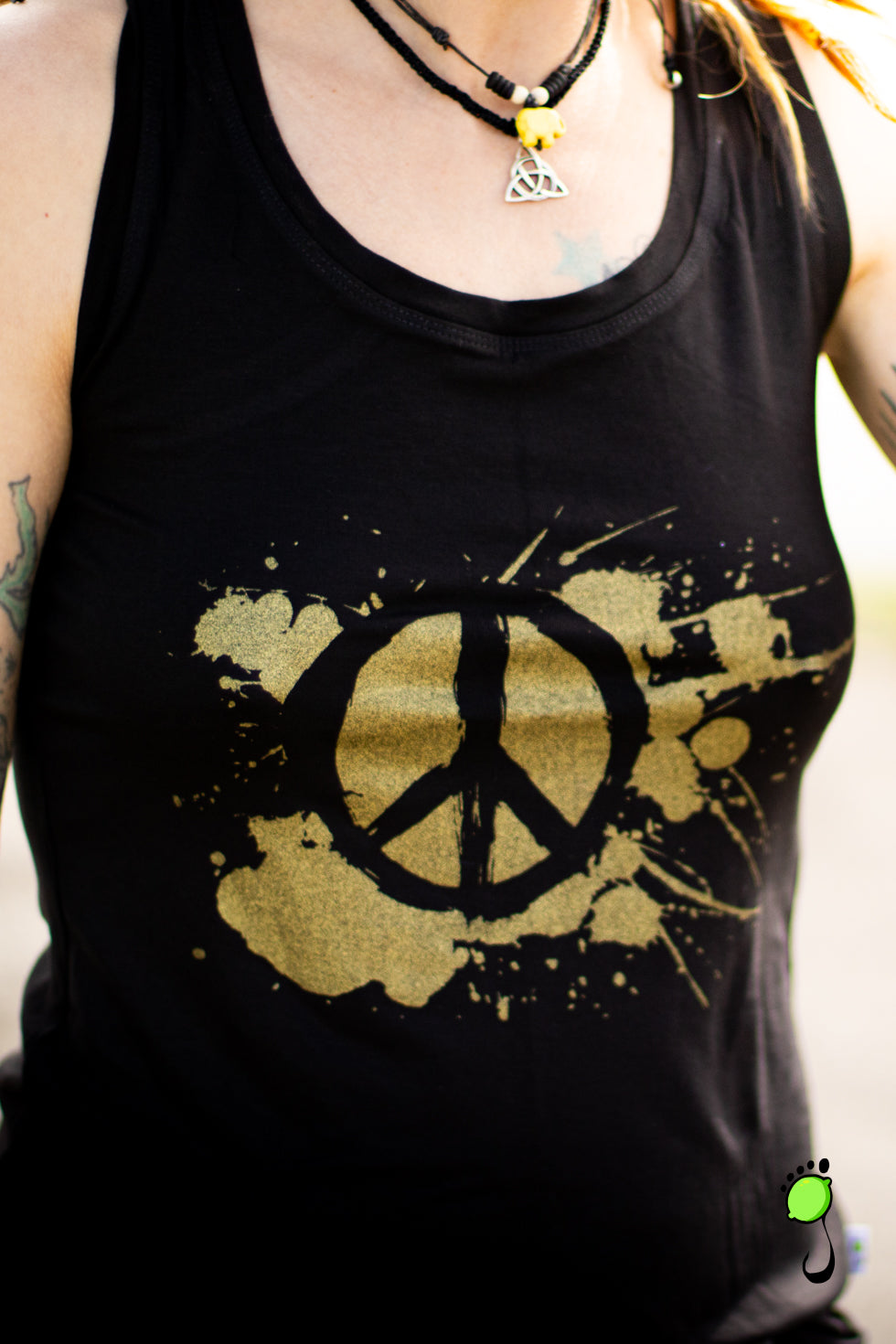 Tank Top "golden Peace"